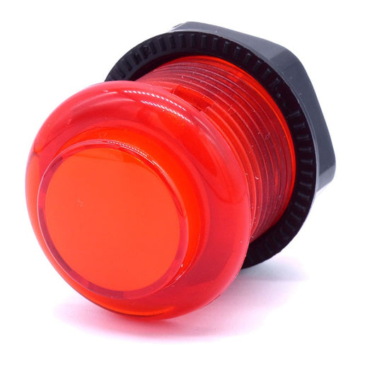 Bouton lumineux rouge - 28 ou 24 mm AIO